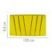 Painel Estofada Bélgica 100CM Solteiro Suede Amarelo - D A DECOR