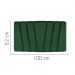 Painel Estofada Bélgica 100CM Solteiro Suede Verde - D A DECOR