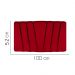 Painel Estofada Bélgica 100CM Solteiro Suede Vermelho - D A DECOR