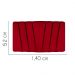 Painel Estofada Bélgica 140CM Casal Suede Vermelho - D A DECOR