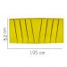 Painel Estofada Bélgica 195CM King Suede Amarelo - D A DECOR