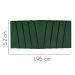 Painel Estofada Bélgica 195CM King Suede Verde - D A DECOR