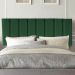 Painel Estofada Carla 100CM Solteiro Suede Verde - D A DECOR