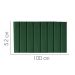 Painel Estofada Carla 100CM Solteiro Suede Verde - D A DECOR