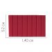 Painel Estofada Carla 140CM Casal Suede Vermelho - D A DECOR