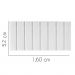 Painel Estofada Carla 160CM Queen Suede Branco - D A DECOR
