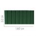 Painel Estofada Carla 160CM Queen Suede Verde - D A DECOR