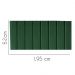 Painel Estofada Carla 195CM King Suede Verde - D A DECOR