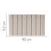 Painel Estofada Carla 90CM Solteiro Suede Bege - D A DECOR