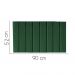 Painel Estofada Carla 90CM Solteiro Suede Verde - D A DECOR