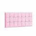 Painel Estofada Espanha 140CM Casal Strass Suede Rosa - D A DECOR