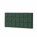 Painel Estofada Espanha 140CM Casal Strass Suede Verde - D A DECOR