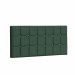 Painel Estofada Espanha 140CM Casal Strass Suede Verde - D A DECOR