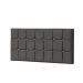 Painel Estofada Espanha 160CM Queen Strass Suede Cinza - D A DECOR