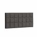 Painel Estofada Espanha 160CM Queen Strass Suede Cinza - D A DECOR