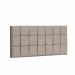 Painel Estofada Espanha 195CM King Strass Suede Bege - D A DECOR