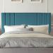 Painel Estofada Grécia 100CM Solteiro Suede Azul Turquesa - D A DECOR