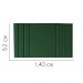 Painel Estofada Grécia 140CM Casal Suede Verde - D A DECOR