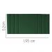 Painel Estofada Grécia 195CM King Suede Verde - D A DECOR