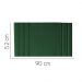 Painel Estofada Grécia 90CM Solteiro Suede Verde - D A DECOR