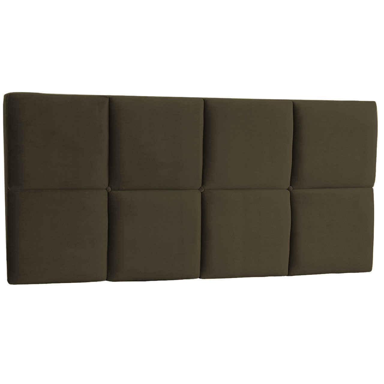 Painel King Poliana 195 CM Marrom - D A Decor