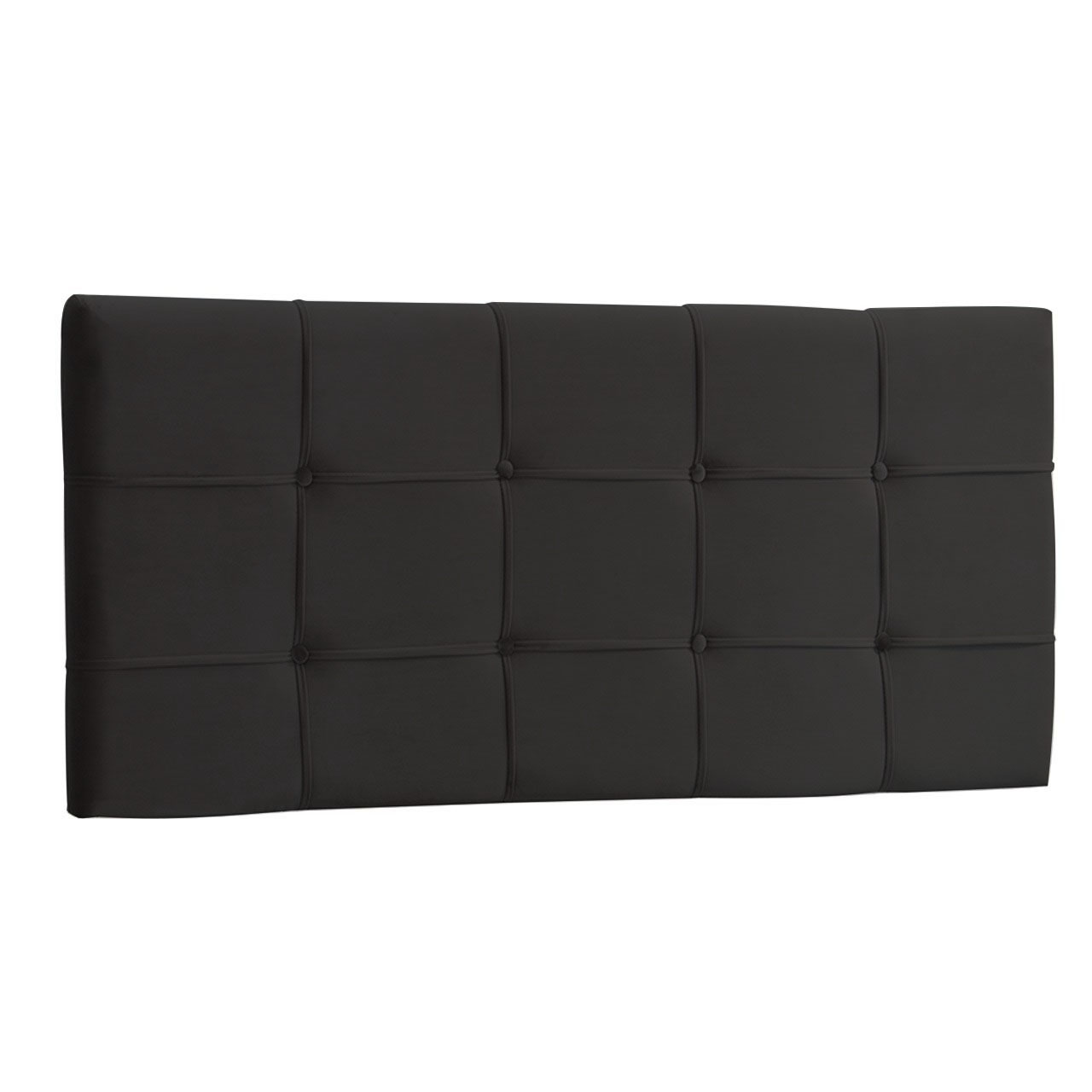 Painel Queen Jordania 160 CM Preto - D A Decor