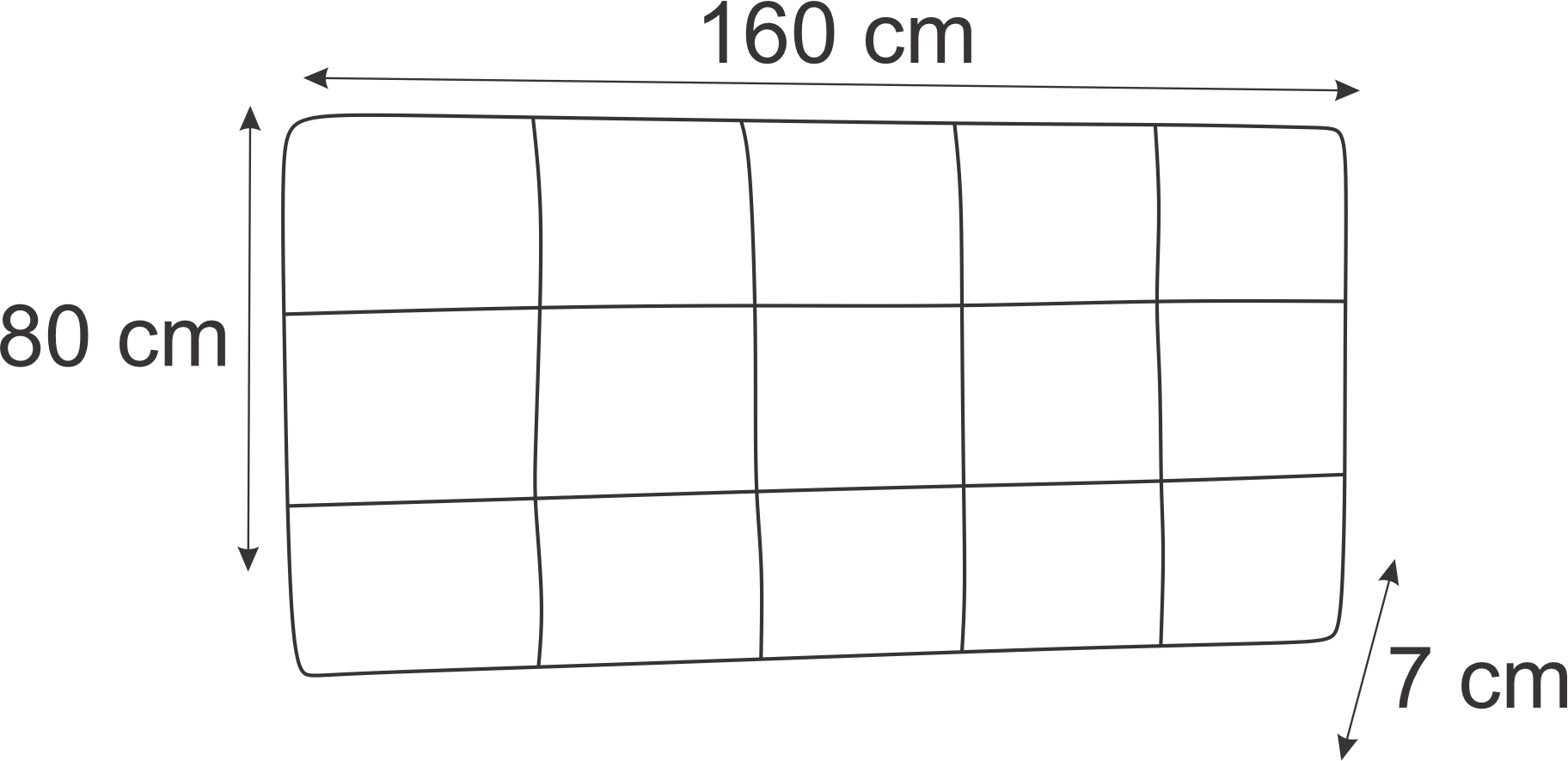 Painel Queen Jordania 160 CM Preto - D A Decor