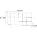 Painel Queen Livia 160 CM Cinza - D A Decor