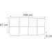 Painel Queen Poliana 160 CM Bege - D A Decor