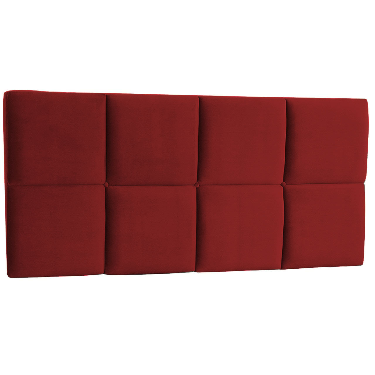 Painel Queen Poliana 160 CM Vermelho - D A Decor