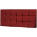 Painel Solteiro Espanha 90 CM Vermelho - D A Decor