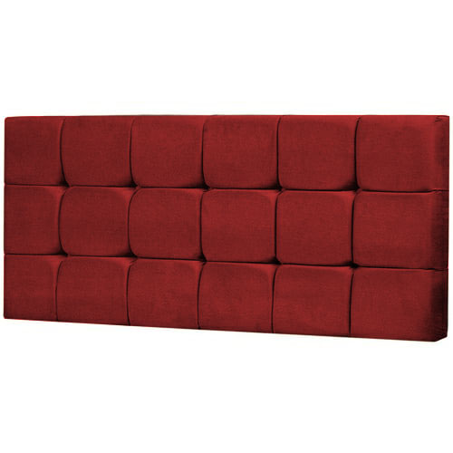 Painel Solteiro Espanha 90 CM Vermelho - D A Decor