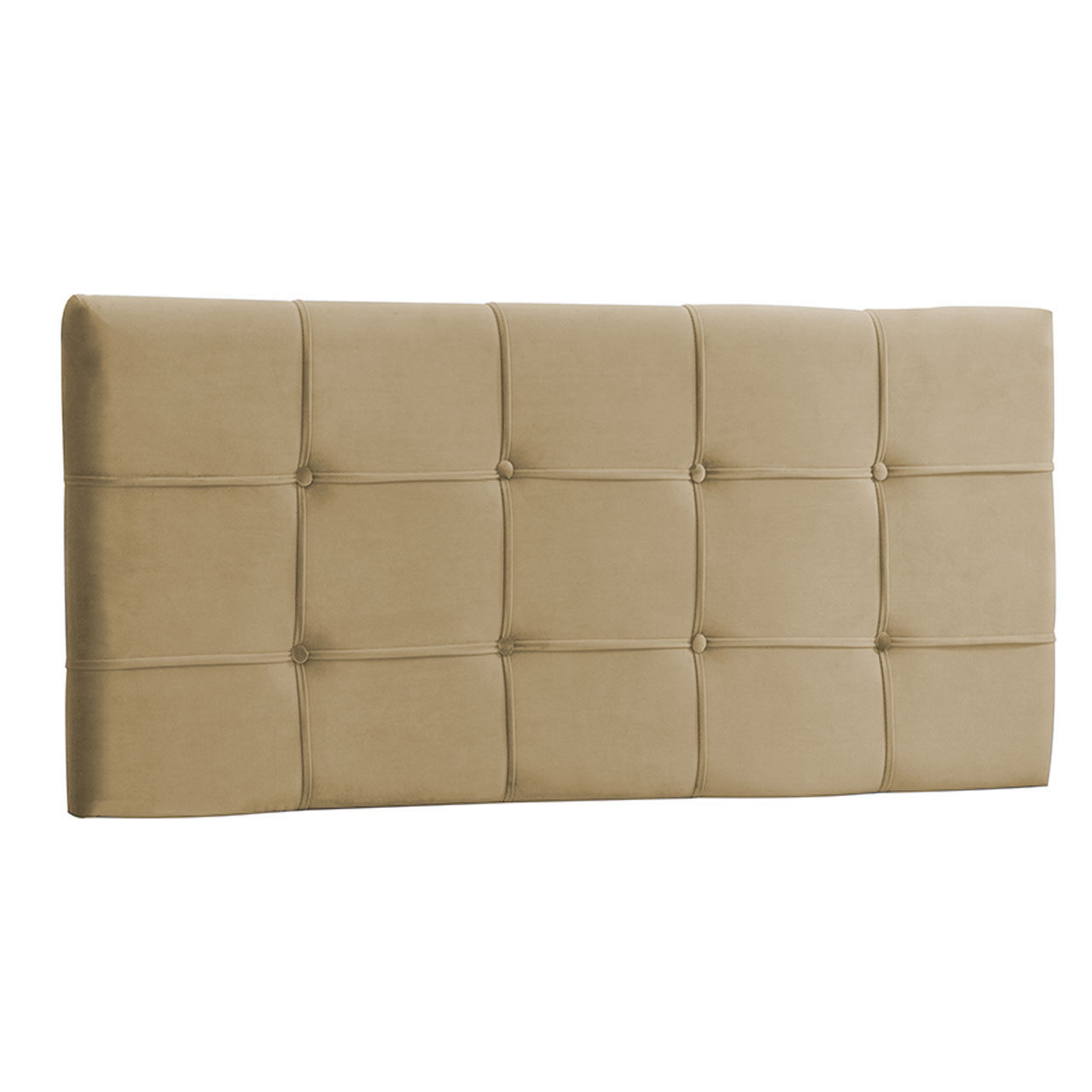 Painel Solteiro Jordania 90 CM Bege - D A Decor