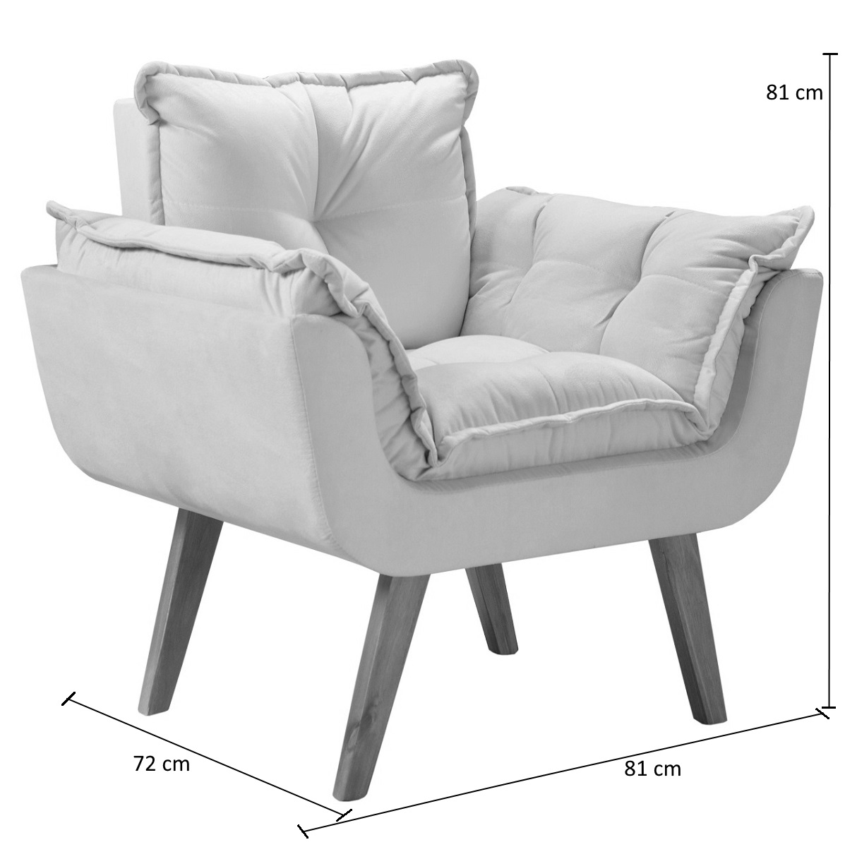 Conjunto Poltronas Decorativas Opalla 1 Namoradeira e 2 Poltronas de 1 Lugar Pés em Madeira D Salla Vermelho