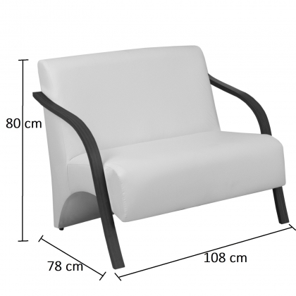 Conjunto Poltronas Vênus 1 Dois Lugares 2 Um Lugar Braços em Madeira 1 Namoradeira 2 de um Lugar D Salla Suede Azul Bic