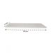 2 Tampo Prateleira Branco 50x17 MDF s/ suporte