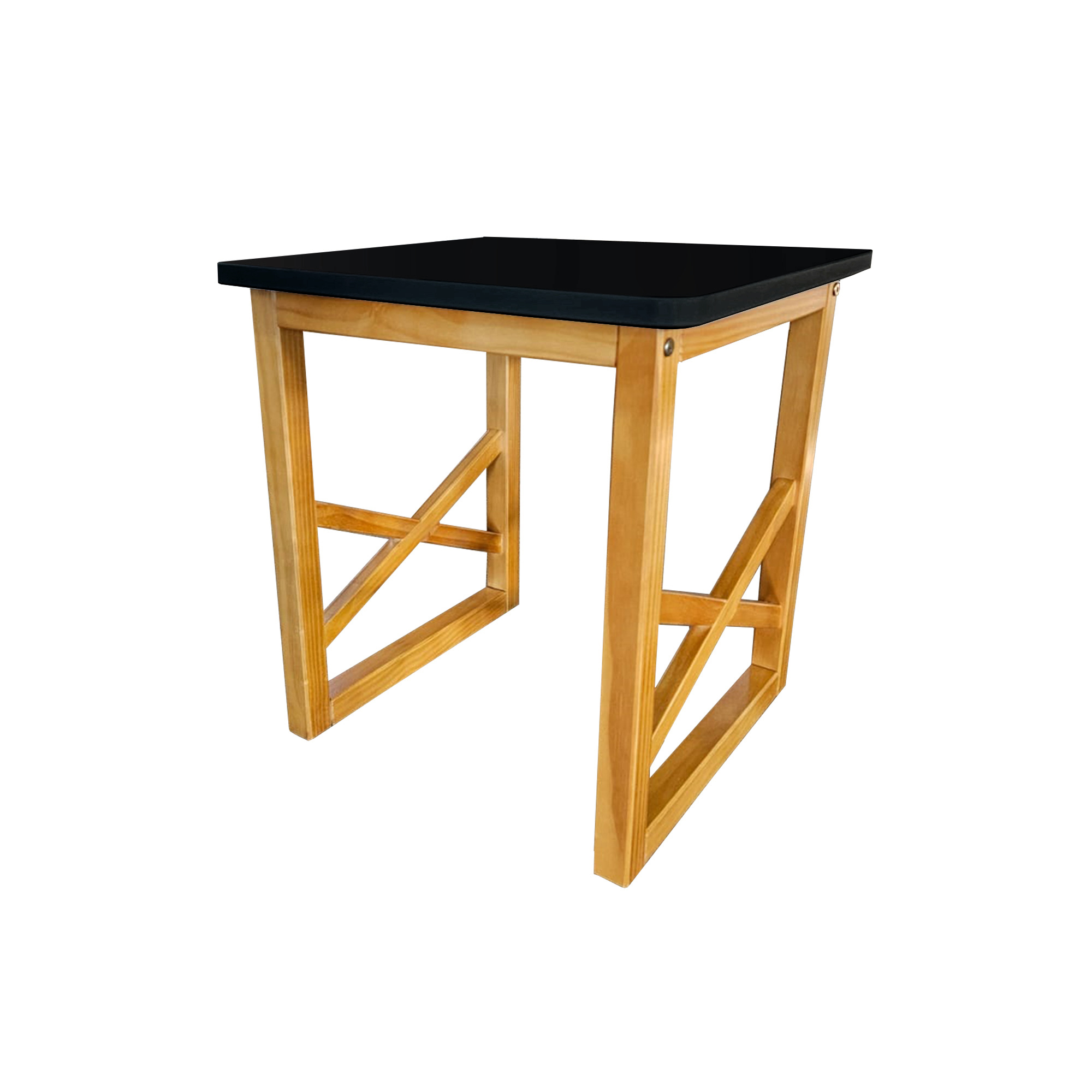 Apoio Madeira Mesinha Lateral Sala Quarto 45cm