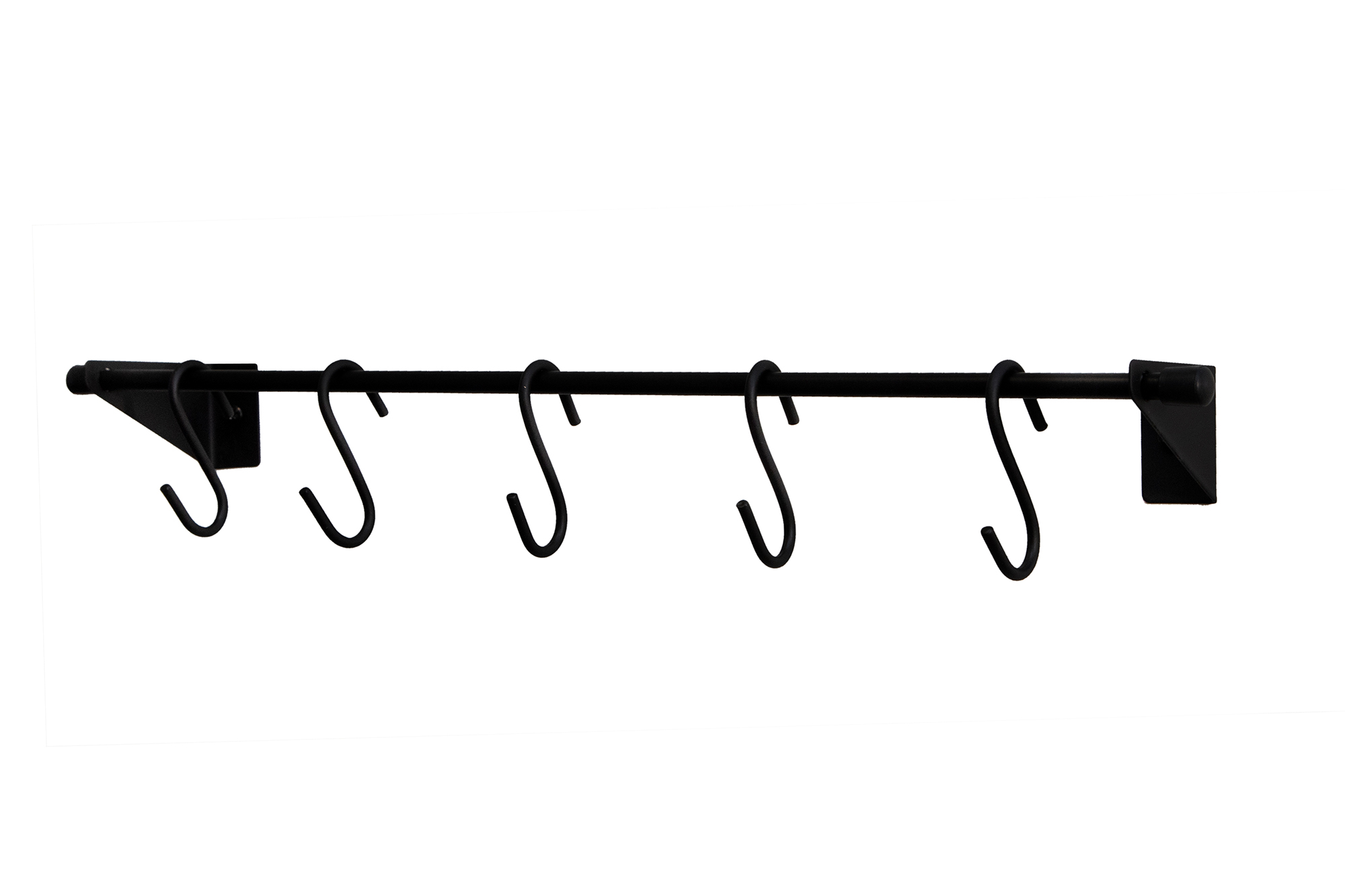 Barra Utensílios organizador P/ cozinha 5 ganchos Swing - 35cm