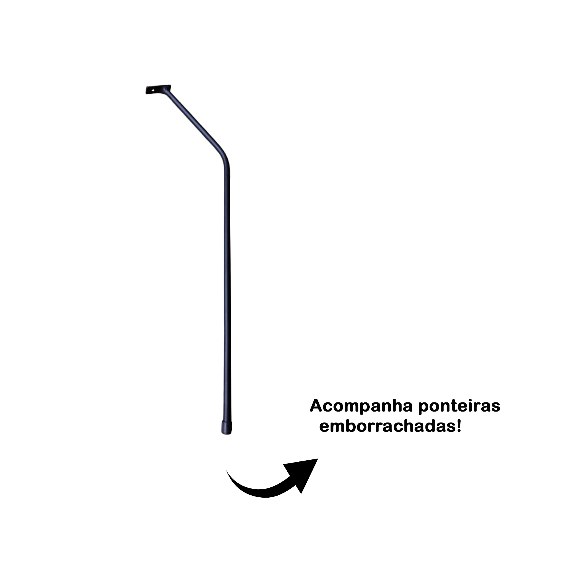 Base Pé de Mesa 45cm Preto Tripé Mesa Bistrô Decoração