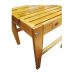 Conjunto Cadeira Ripada Maciça Cozinha Jantar Rustica cor Mel