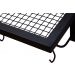 Conjunto Prateleiras Industrial Multiuso Decorativa Cozinha c/ 3 Ganchos Preta