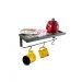 KIT 2 Prateleiras de Tela Decorativas Cozinha Porta Toalhas e Utensílios Metal Preto