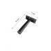 KIT 4 Pés de Metal 10cm Preto Multiuso Para Armário Mesas de Cabeceiras e Camas