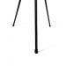 Mesa Lateral Embaraço Redonda Bistrô apoio Sofá Decoração 45 x 45cm Metal Preto