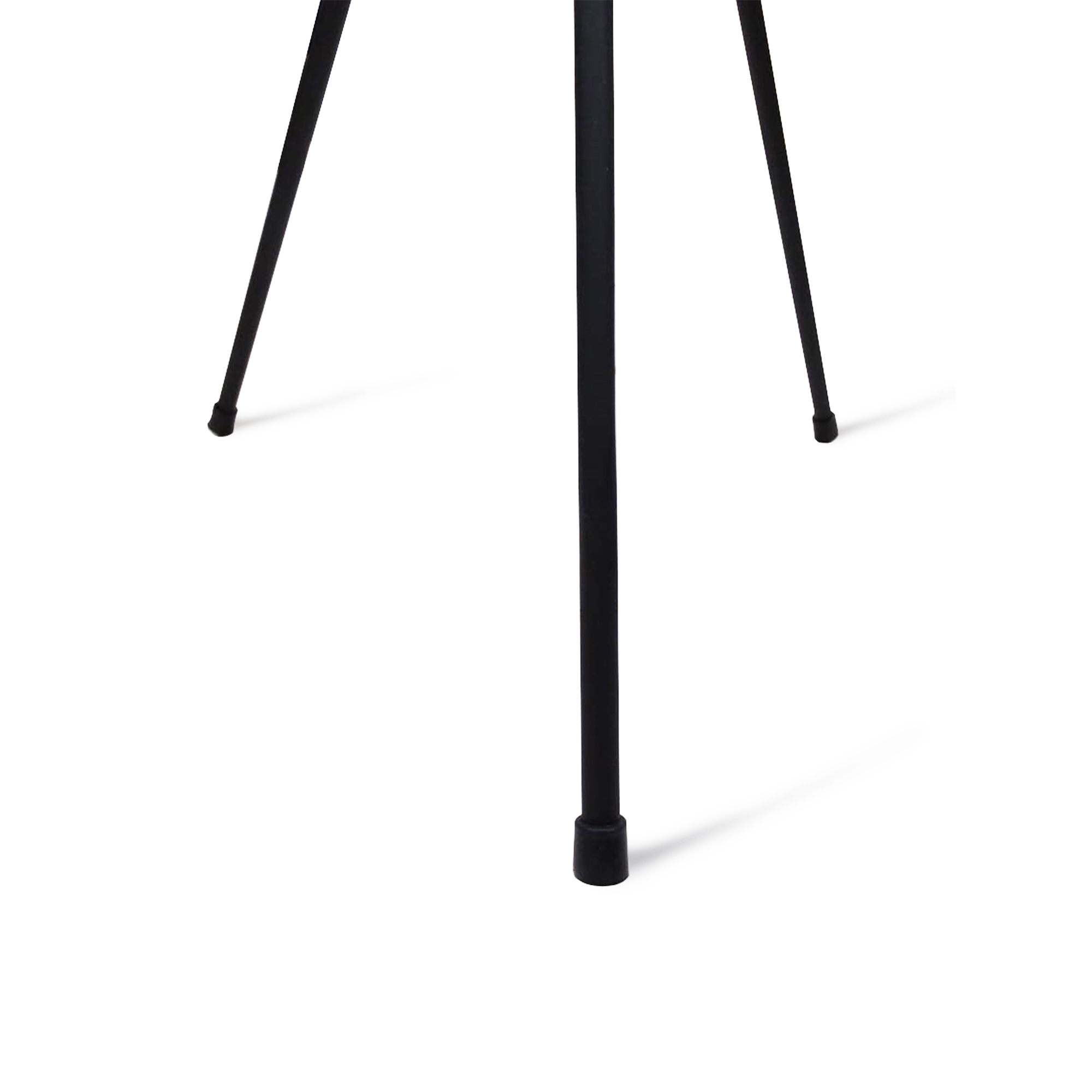 Mesa Lateral Embaraço Redonda Bistrô apoio Sofá Decoração 45 x 45cm Metal Preto