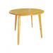 Mesa de Jantar Cozinha Madeira Maciça Envernizada Redonda 100cm - 4 lugares