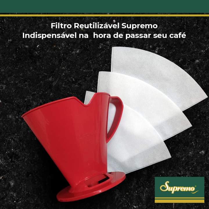 Porta Filtro de Café Supremo Tamanho 103 - Amarelo