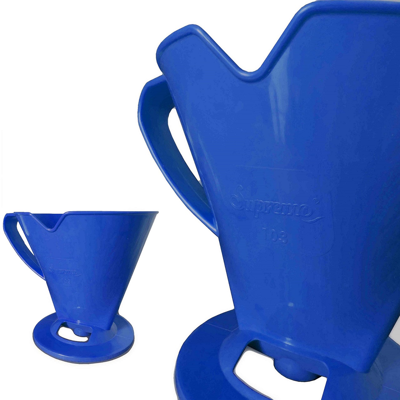Porta Filtro de Café Supremo Tamanho 103 - Azul