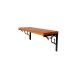 Prateleira De Parede Metal Madeira Nicho Suspenso para Casa Cozinha Decoração Kalise 60cm