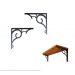 Prateleira De Parede Metal Madeira Nicho Suspenso para Casa Cozinha Decoração Kalise 60cm